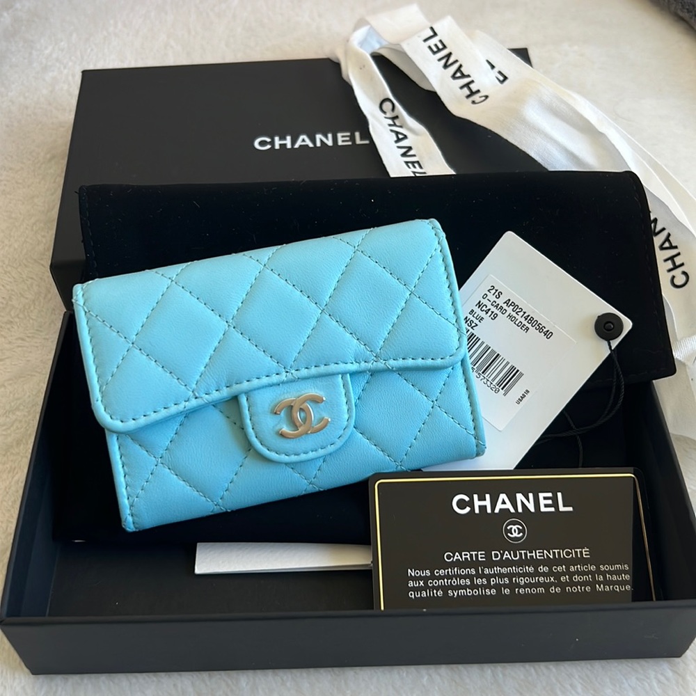 Chanel Flap Card Holder SLG